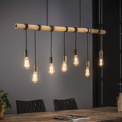 Pendant lamp 7L Bamboo wrap