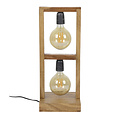 Table lamp 2L Modulo Wooden Frame