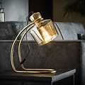 Table lamp Cantilever Amber glass