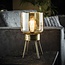 Gister&Vandaag Tafellamp 4-poot amber glas