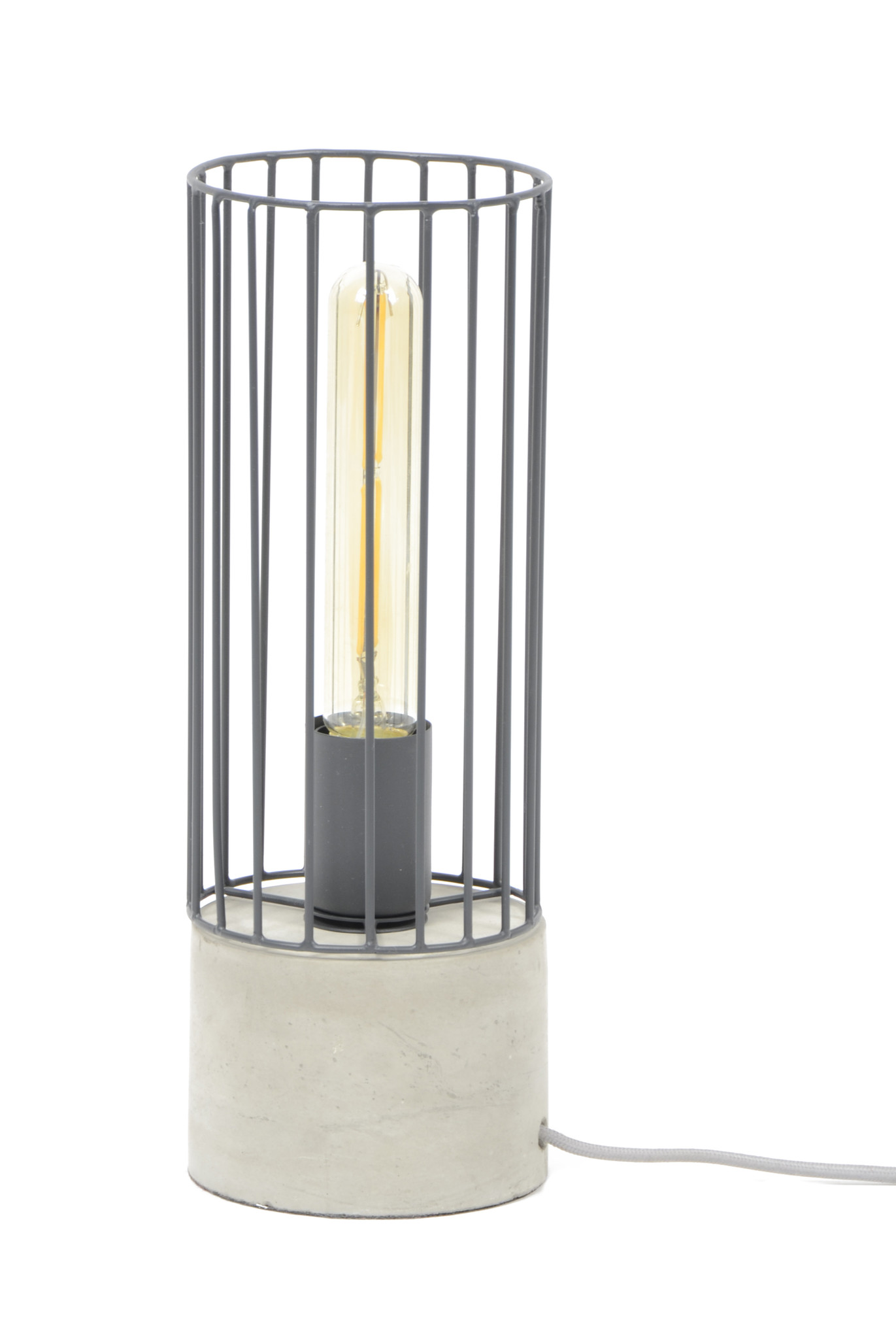 Table Lamp Cylinder Wire Frame-3