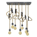 Pendant lamp 7L Rope
