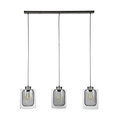 Pendant Lamp Grid with Glass | 3x ø20 cm