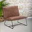 Fauteuil Charlie Cognac 1,5-zits