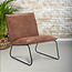 Gister&Vandaag Fauteuil Charlie Cognac 1-zits