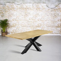 Solid oak table | Matrix leg 10x10cm