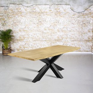 Solid oak table | Matrix leg 10x10cm