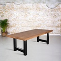 Dining table mango wood | H-leg