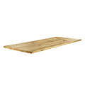 Solid oak tabletop | Straight edge