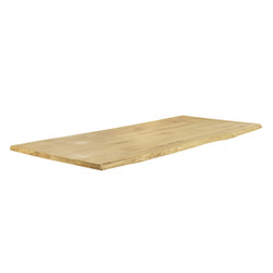 Solid oak tabletop | Tree trunk edge