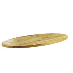 Solid Oval Oak Table Top