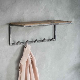 Coat rack Gerry | 5 hooks | hat shelf