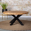 Salontafel Bennie Ø90 cm | Mangohout