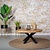 Coffee table Bennie Ø90 cm | Mango wood
