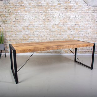 Dining table Brev Mango wood 140 cm to 220 cm