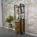 Bookcase Brev | 3 shelves | 1 door | 1 drawer