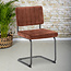 Eetkamerstoel Wess Bruin Velvet