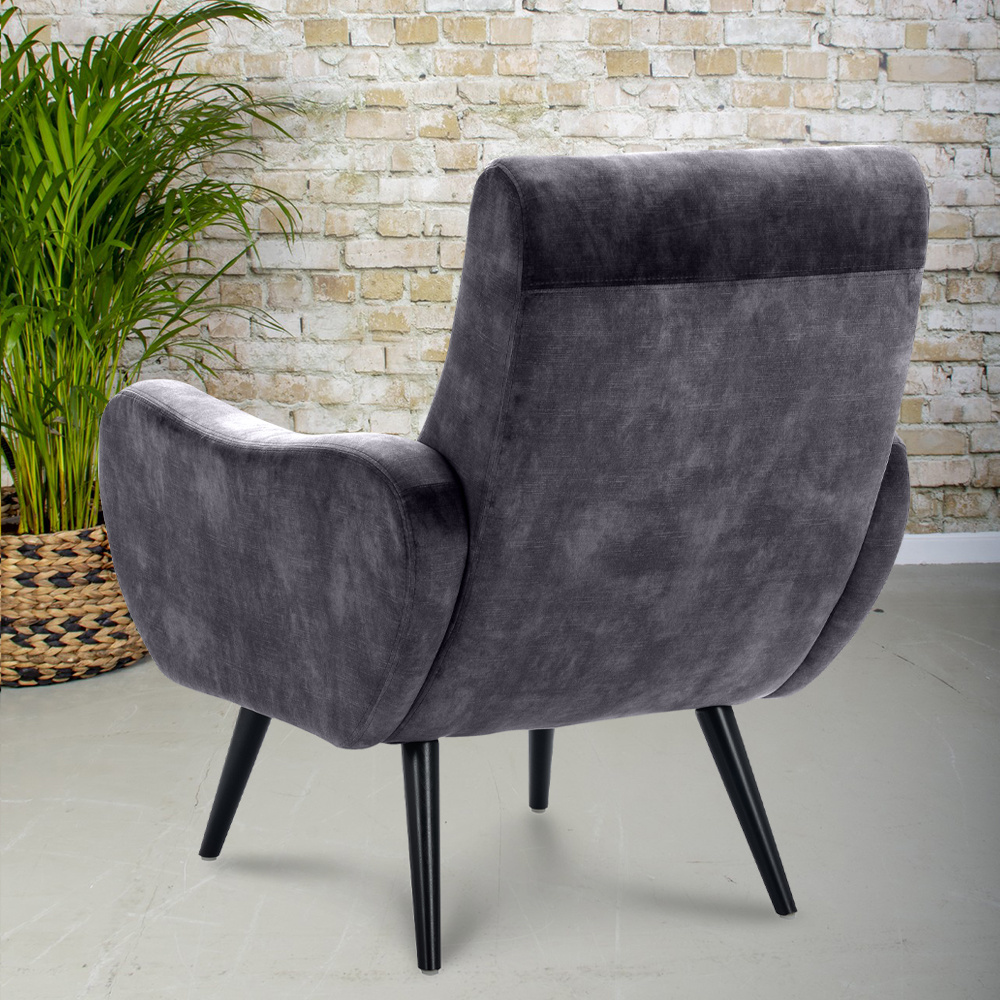 Sessel Summer Grey mit Armlehne | Sitzhöhe 45 cm-2