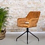 Eetkamerstoel Twist Cognac Velvet