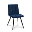 Gister&Vandaag Eetkamerstoel Sam Blauw Velvet