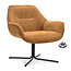 Fauteuil Aristo Cognac met armleuning | Zithoogte 46 cm