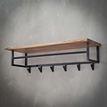 Coat rack Julia | 6 hooks | Hat shelf