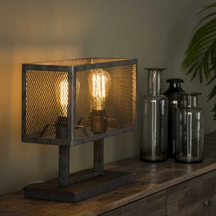 Table lamp Reggie Rectangle Grid