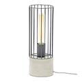 Tischlampe Zylinder Drahtgestell