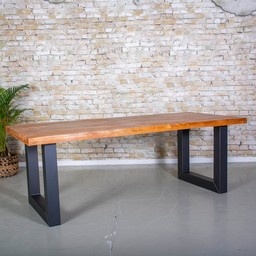 Dining table mango wood | Thin U-leg-4