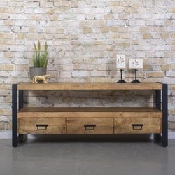 TV cabinet Brev 150 cm | 3 drawers