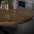 Eettafel Bram mangohout ovaal | 180 cm tot 260 cm