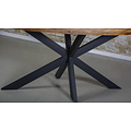 Dining table Bram mango wood oval | 180 cm to 260 cm
