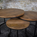 Coffee table set Isa | 3 tables