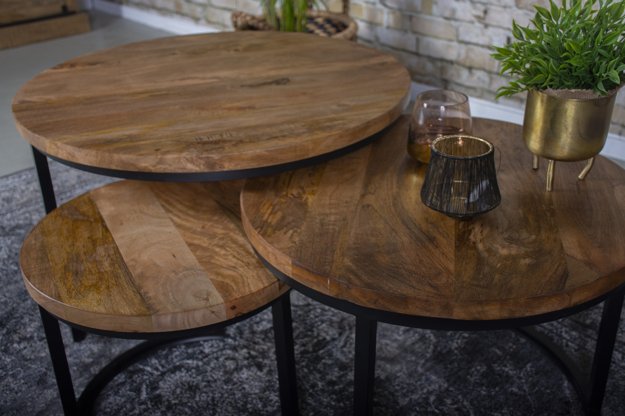 Coffee table set Isa | 3 tables