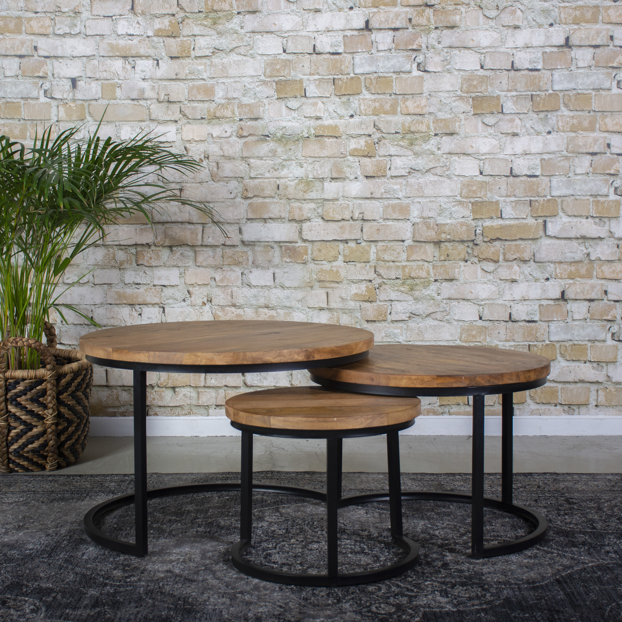 Coffee table set Isa | 3 tables