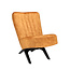 Fauteuil Danny Cognac Velvet | Zithoogte 44 cm