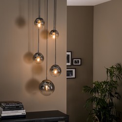 Hängeleuchte 5L Bubble mit Schirm