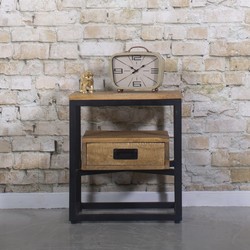 Side table Leo 60 cm | with drawer