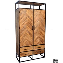 Lagerschrank Jax | 4 Schubladen | 2 Türen