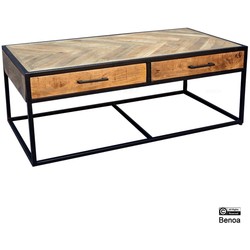 Couchtisch Jax 120 cm | 2 Schubladen
