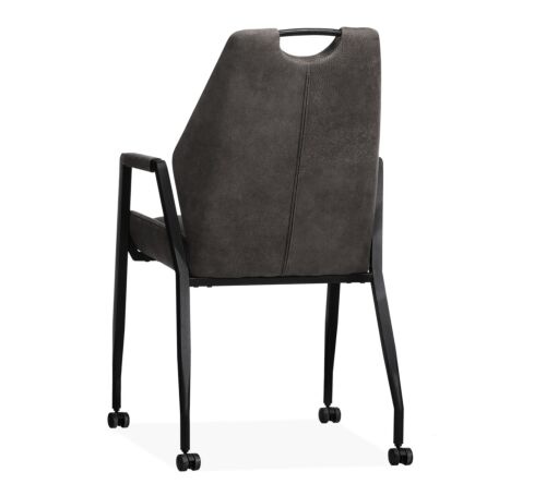 Dining chair Axa Zorro anthracite | seat height 49cm-2