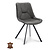 Eetkamerstoel Lively Grijs Leer | Zithoogte 48 cm