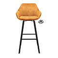 Bar stool Luxury Adore Cognac | Seat height 65 cm or 80 cm