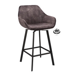 Bar stool Luxury Adore Grey | Seat height 65 cm or 80 cm