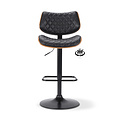 Bar stool Cork Black | Seat height 64 cm to 84 cm