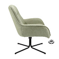 Draaifauteuil Codi Groen | Zithoogte 44 cm