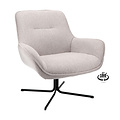 Swivel chair Codi Light Grey | seat height 44 cm