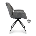 Valley dining chair miami grey swivel