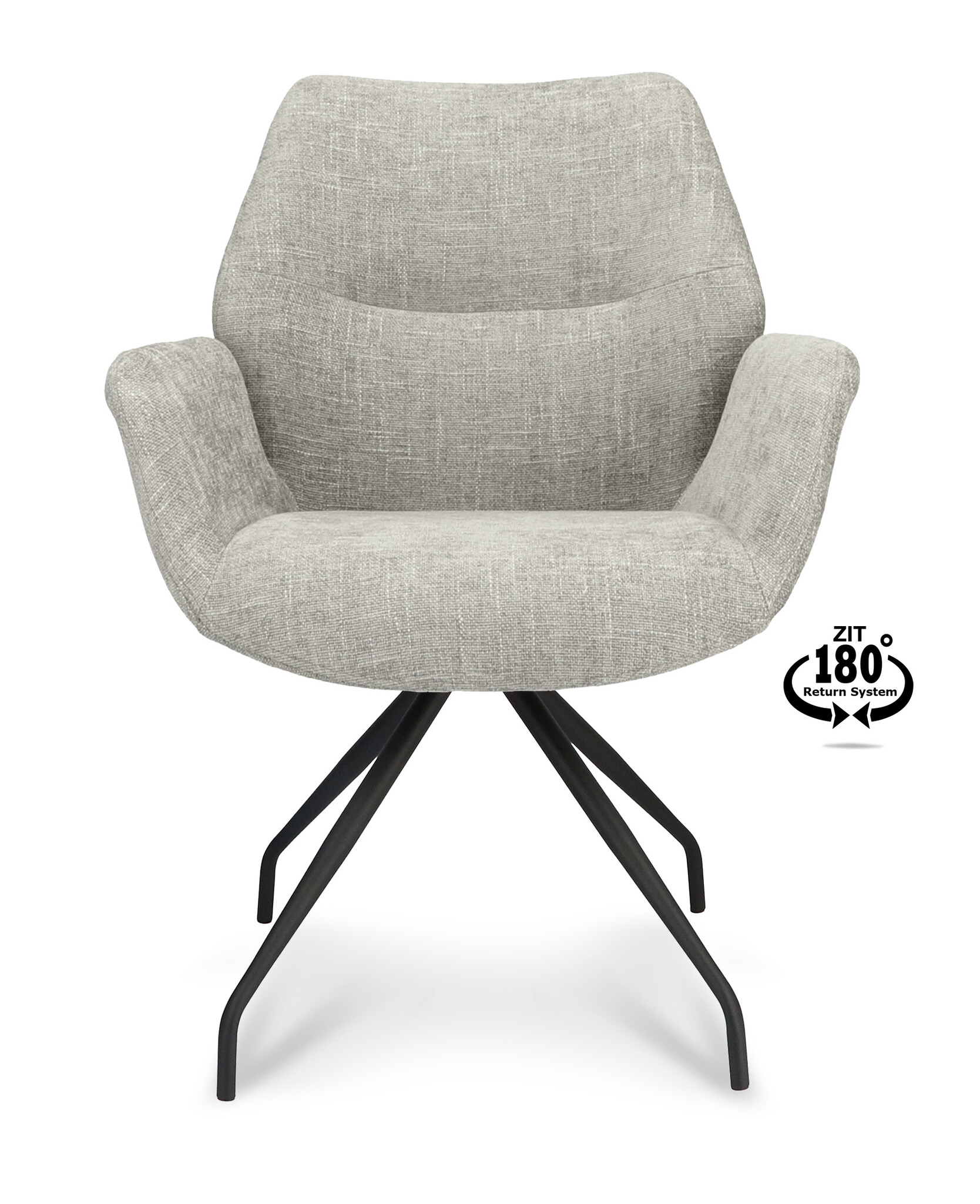 Dining chair Valley miami taupe Swivel-2