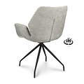 Dining chair Valley miami taupe Swivel